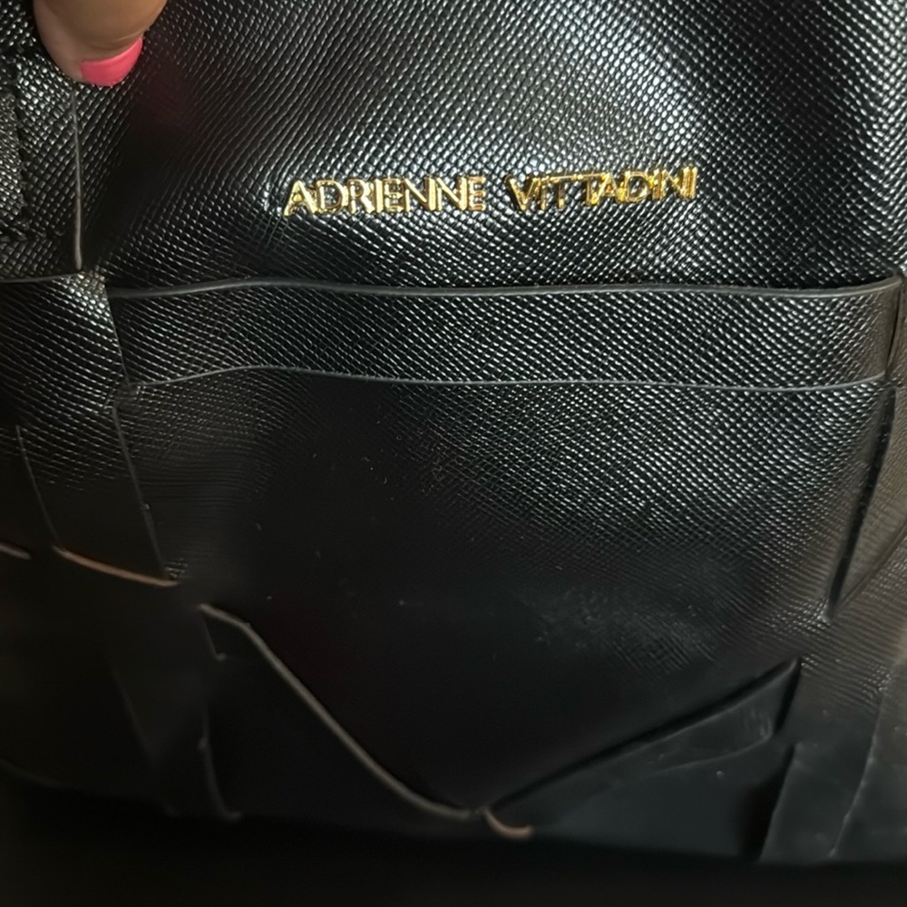 Adrienne Vittadini Black Tote Bag